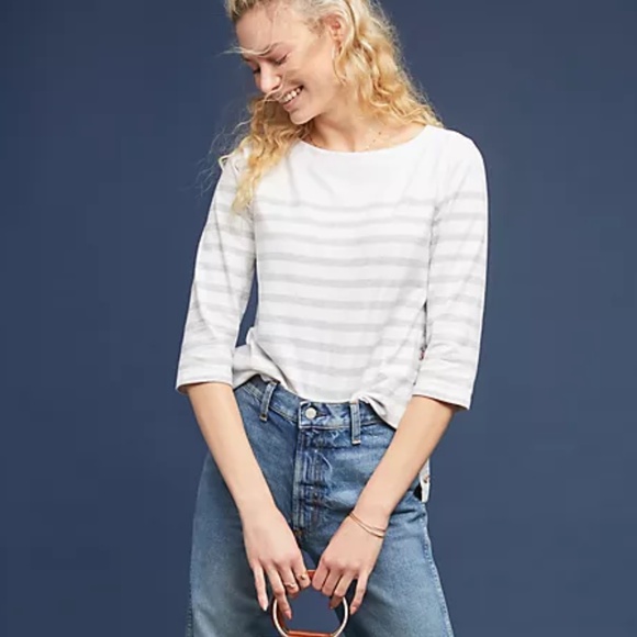 Anthropologie Tops - Anthropologie Maeve Bonnie Boat-Neck Top